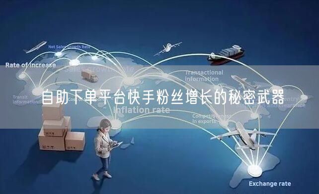自助下单平台快手粉丝增长的秘密武器
