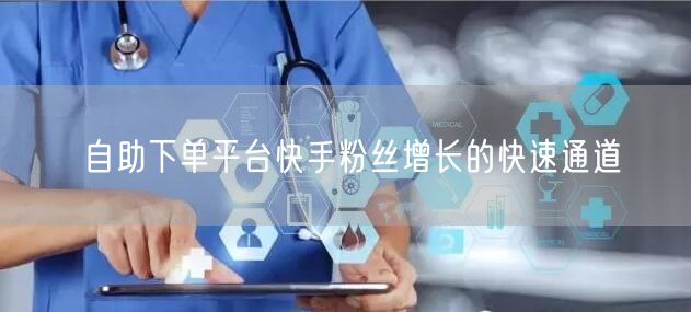 自助下单平台快手粉丝增长的快速通道