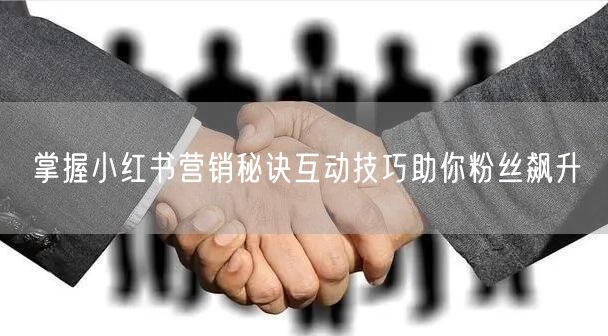 掌握小红书营销秘诀互动技巧助你粉丝飙升