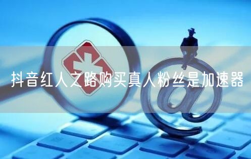 抖音红人之路购买真人粉丝是加速器