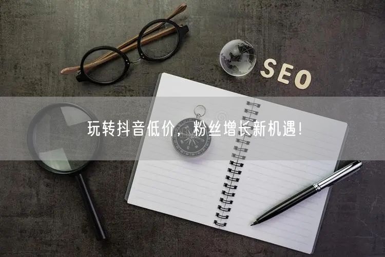 玩转抖音低价，粉丝增长新机遇！